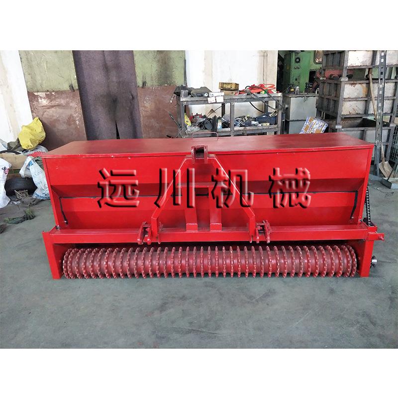 草坪种植机牵引式草籽播种机 多功能大规模草坪草籽播种机