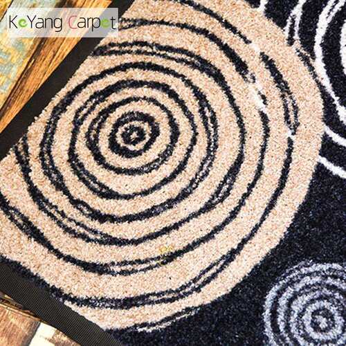 科洋螺旋尼龙印花橡胶地毯 卧室客厅入户除尘防滑地垫Door Mat