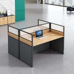 办公桌椅组合工位办公桌职员桌单人4人多人屏风电脑桌椅套装 卡座