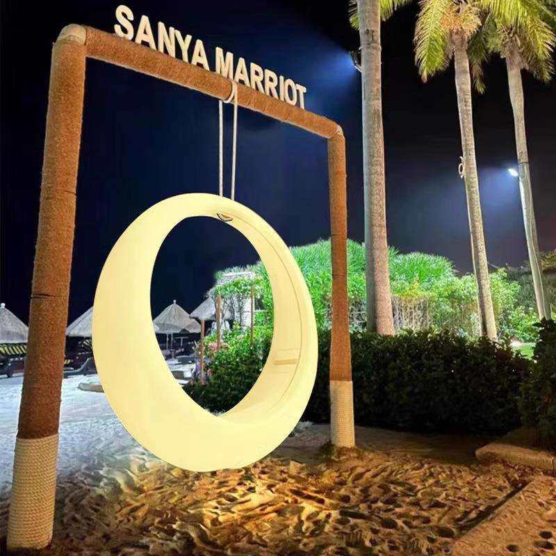 网红发光秋千户外庭院七彩月亮秋千吊椅室外广场民宿景区游乐设施,鲜花速递/花卉仿真/绿植园艺,割草机/草坪机,淘宝优惠券,粉丝福利购,淘宝优惠卷