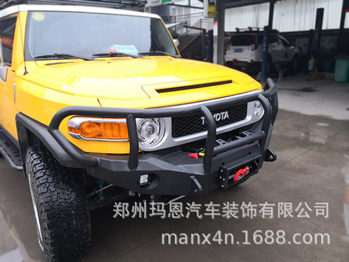FJ酷路泽竞技前杠改装前杠泵霸前杠护灯前杠