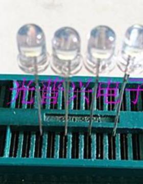 LED发光管 高亮白发翠绿色5毫米（5MM)发光二极管 F5翠绿色发光管