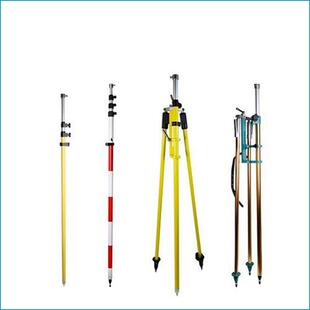 全站仪三脚架坐标放样对中杆三脚架放点测量 3米对中杆三脚架棱镜