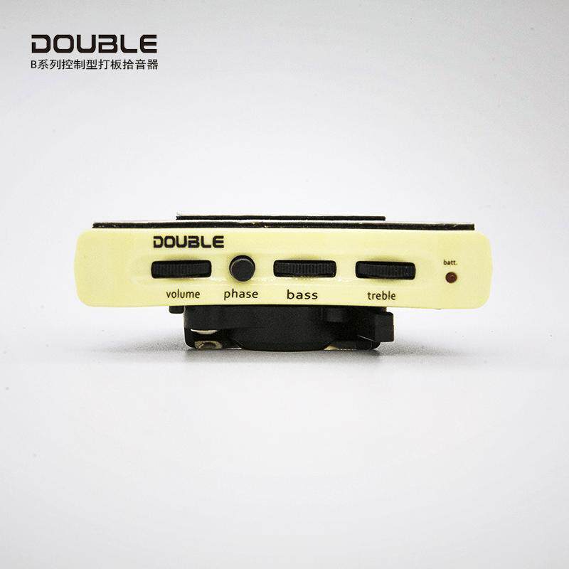 民谣吉他DOUBLE拾音器B1G单音B2G双音系统电箱拾音器加振音孔演出