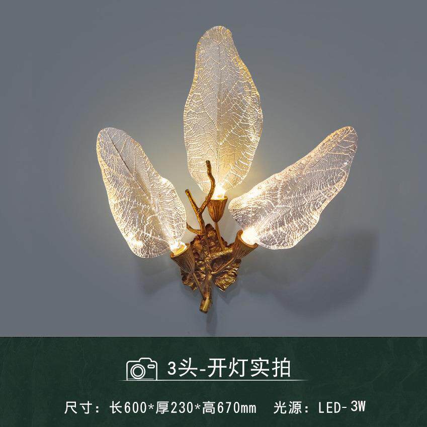 法式壁灯奢华复古欧式别墅客厅书房床头灯具简约轻奢全铜室内壁灯