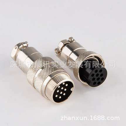 供应连接器GX20/M20厂家直销对接(2-10芯)航空插头