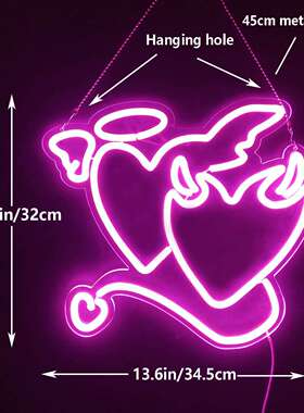 Evil Eyes 霓虹灯标志 LED 灯标志墙饰