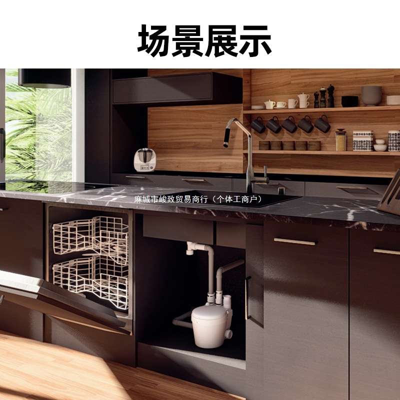 德国进口法国原装沃曼提污水提升器全自动家用厨房废水提升泵地下