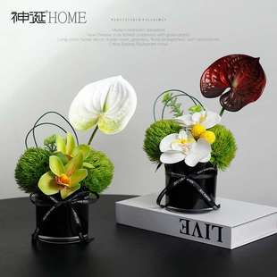 天堂鸟仿真绿植插花装饰假花仿真花摆件家居桌面餐桌盆景装饰摆花