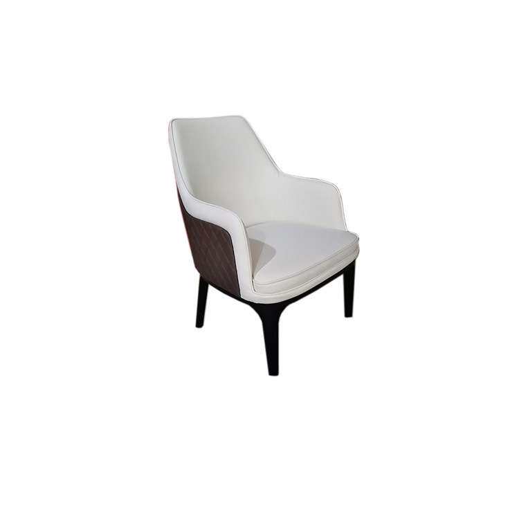 皮质餐椅洽谈椅金属椅休闲椅客厅酒店餐厅椅铁艺