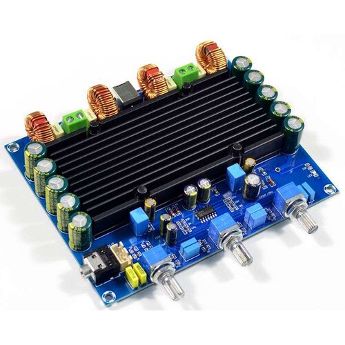 TPA3116 双芯片100W*2数字功放板（大散热豪华版）