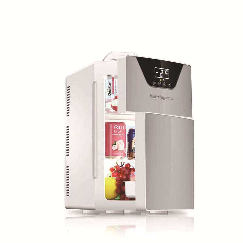 22L车载冰箱迷你小冰箱车家两用宿舍租房冷暖两用双门冷藏保鲜箱