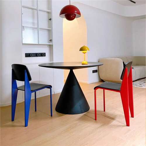 temu热销跨境书桌简约Chair椅餐椅Vitra中古网红Standard椅子家用