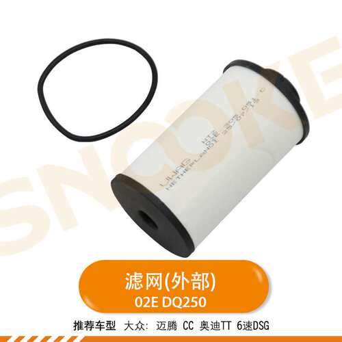 适用大众CC 迈腾DSG双离合变速滤芯 02E DQ250波箱 外滤网 纸滤芯