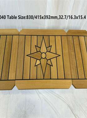折叠柚木桌面830/415x392,965/485X500, 1250/625x600mm 游艇配件