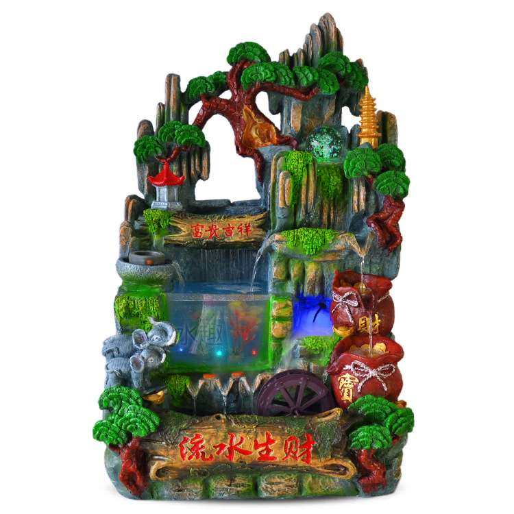新品上市大型假山流水喷泉玻璃鱼缸客厅实用家居装饰雨景大象喷泉,电子元器件市场,其它元器件,淘宝优惠券,粉丝福利购,淘宝优惠卷