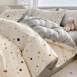 全棉被套单件纯棉2025新款 100被罩单人150x200x230被单独四件套轻