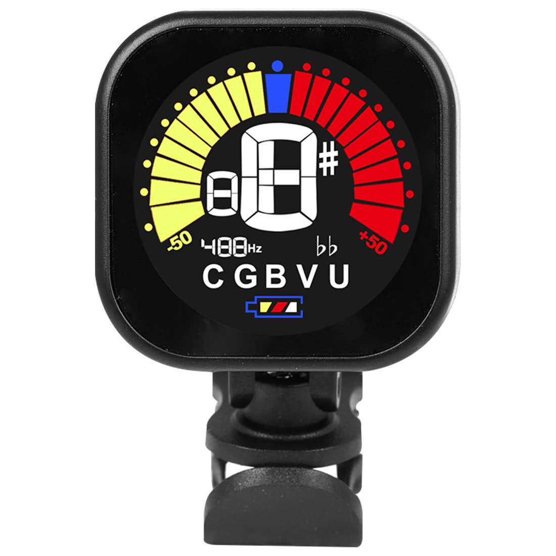 吉他调音器液晶显示充电款专业小提琴尤克里里贝斯自动电子校音器