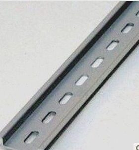 度导轨铝合金度铝1米铝条专用空气开关MM厚长C45孔  导外卡配1长