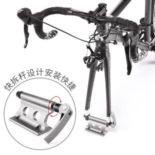 山地自行车前叉停快拆公路车架行李架载固定夹SUV后备箱车架汽车