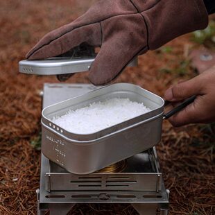 质泄压神器饭盒煮旅行野营多功能炸便当饭盒柯曼耐高温大号煮饭铝
