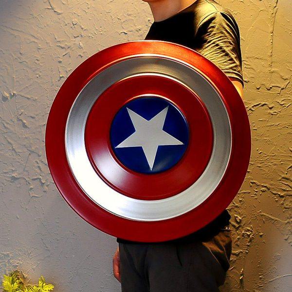 复古工业风美国队长铁艺金属盾牌酒吧网咖个性墙上装饰品壁挂墙面