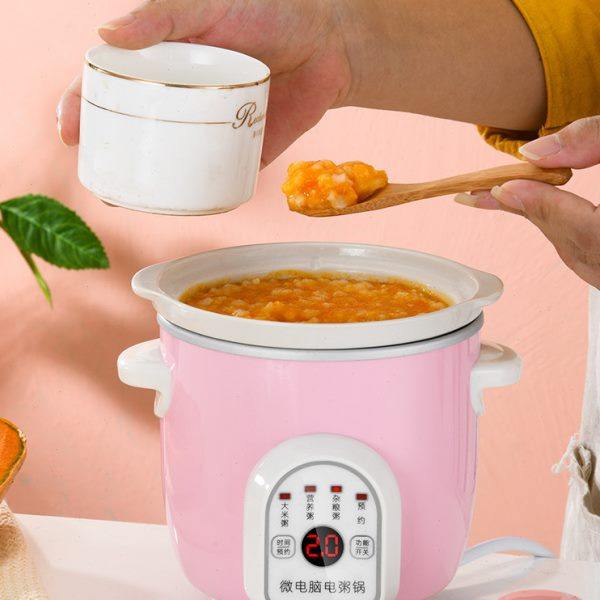 婴儿电粥锅BB煲煮粥锅电炖锅陶瓷汤锅汤煲全自动煮婴儿辅食炖盅,厨房电器,BB煲/电粥锅,淘宝优惠券,粉丝福利购,淘宝优惠卷