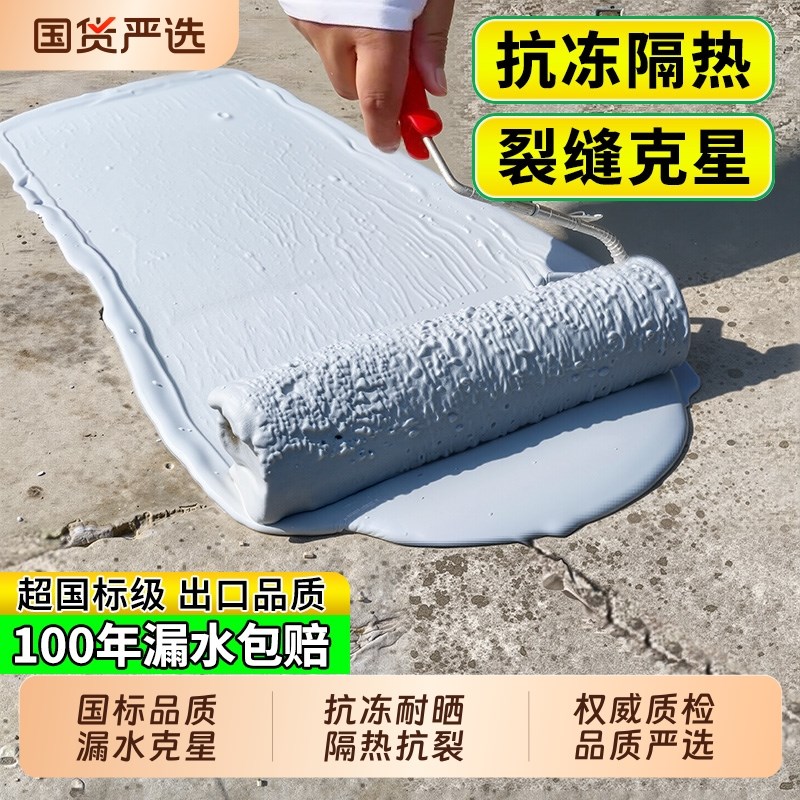 屋顶防水补漏专用涂料楼顶房顶堵漏王外墙L裂缝渗水漏水材料防漏
