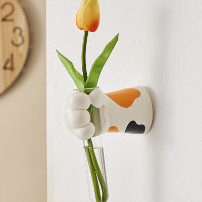 器墙面壁挂花水培花瓶玄关品小挂件挂墙墙壁装饰入户墙上房间卧室