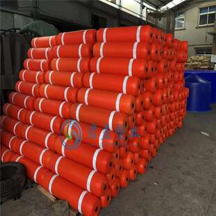 拦河道垃圾浮体拦网_直径20cm拦污浮体