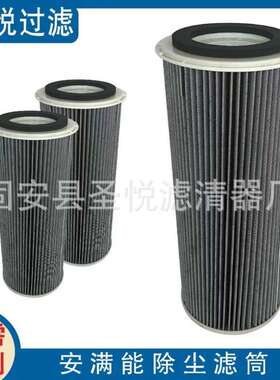 供应国产安满能AMANO集尘机除尘滤芯 反吹式除尘滤筒粉尘滤芯