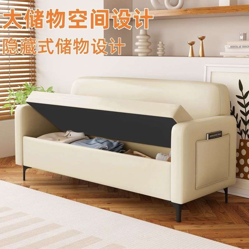 科技布艺沙发储物收纳小户型客厅出租屋单双人沙发椅子懒人沙发床