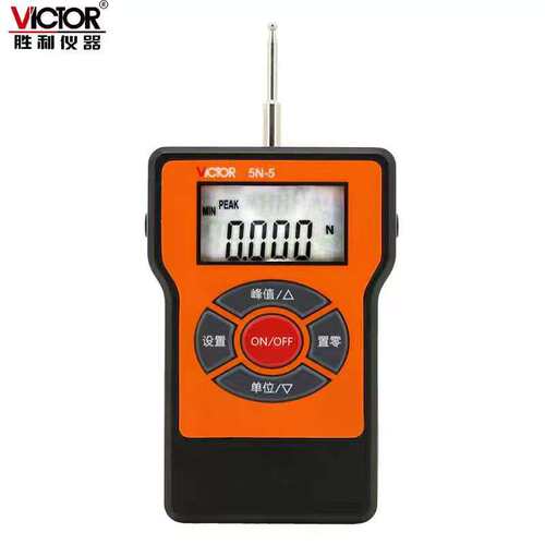 胜利仪器数显横向张力计VC5N-5/10N-10/20N/20J圆头双测量张力计