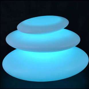 led户外发光仿真石头灯 防水景观折叠石头创意庭院草坪造型落地灯