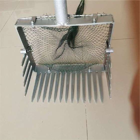 赶海抓花蛤扒网带网耙子捞贝壳搭水草工具挖蛤蜊田螺