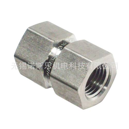 Swagelok 世伟洛克不锈钢六角内螺纹接头SS-4-HCG