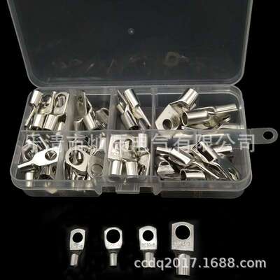 跨境ebay 60pcs装sc系列窥口铜接线端子SC6-25盒装Terminals