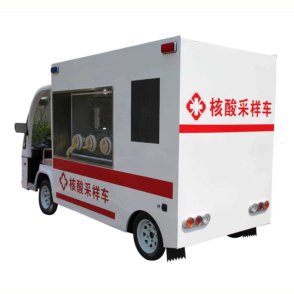 小型咽拭子检测取样车价格 消杀车移动核酸采样车