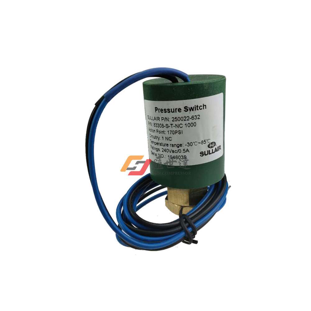 空压机保护开关250022-632寿力LS10/LS12螺杆空压机高压停机开关