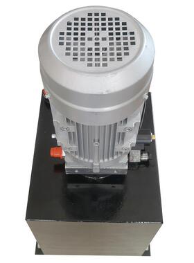 380V4KW液压动力单元泵站 1吨升降平台提升机 力富特配件