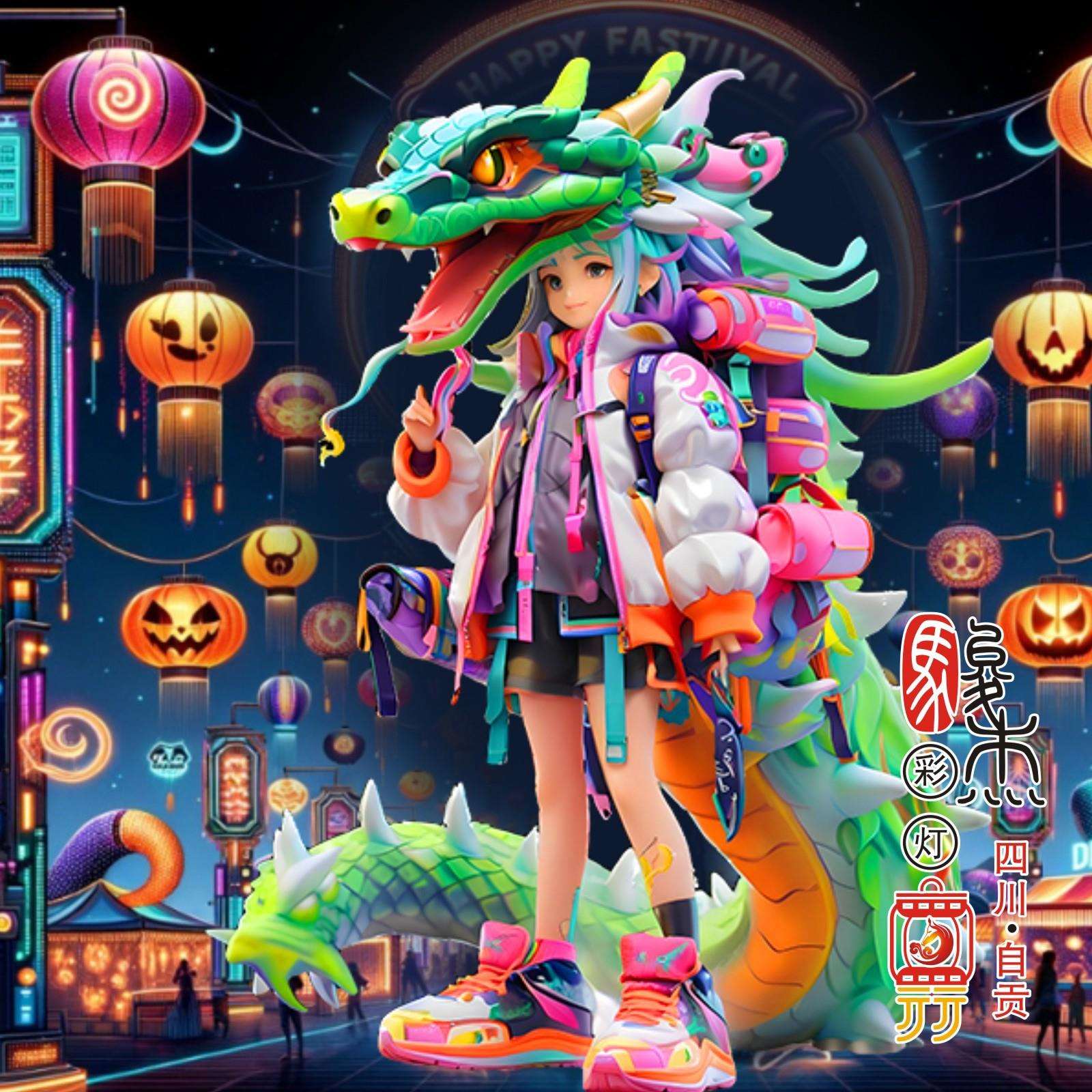 2025蛇年春节氛围创意造型花灯公园景区灯展灯会节日亮化厂家制作