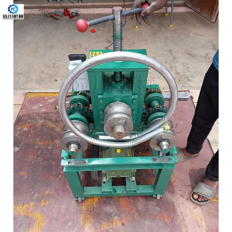 76弯管机 3轴钢管卷圆机 蔬菜大棚骨架弯弧机 大管径钢管弯圆机