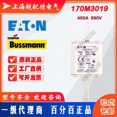 170M3019快速熔断器 690V 400A 巴斯曼BUSSMANN快速熔断器