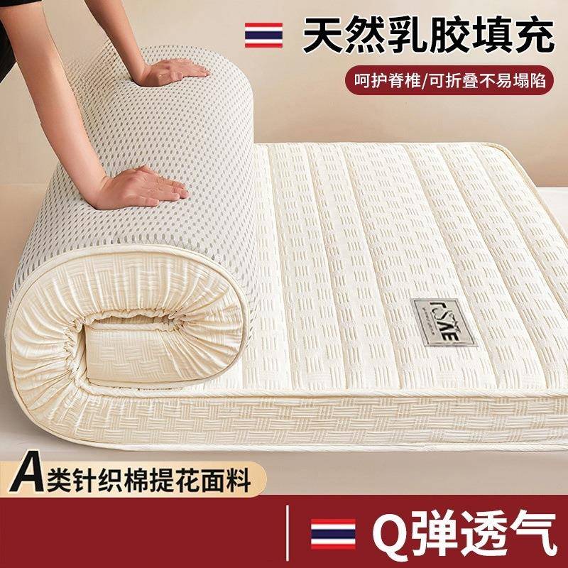 乳胶床垫遮盖物家用卧室软垫子榻榻米海绵垫单人床褥租房专用