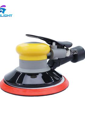 源头厂家6寸16孔中央吸尘气动砂磨机 AE汽车家具打磨气动砂纸机