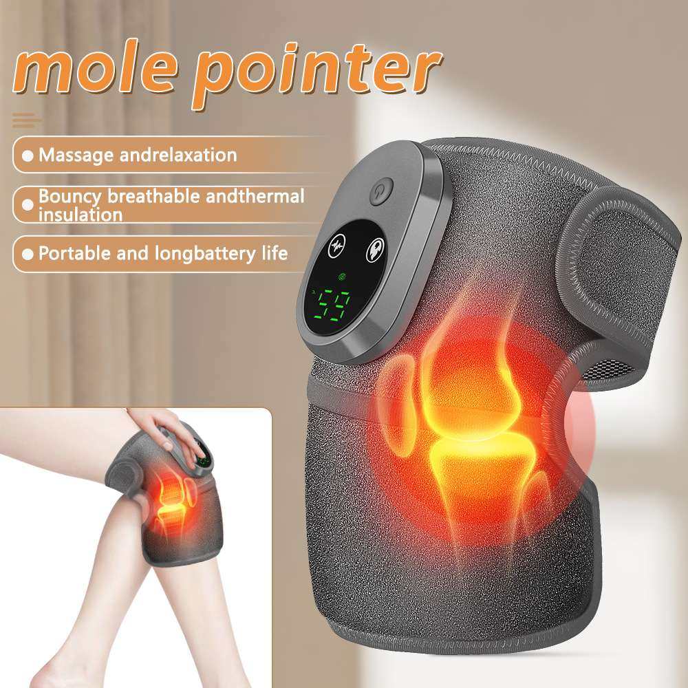 电加热护膝自发热膝盖按摩仪保暖老寒腿膝盖关节热敷疼痛理疗神器