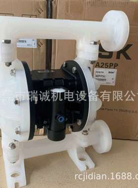 销售BSK气泵1寸塑料法兰气动双隔膜泵BA25PP-PTT4-C