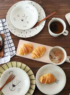 AWASAKA/美浓烧/MOGU MOGU LUNCH系列餐具2件套装