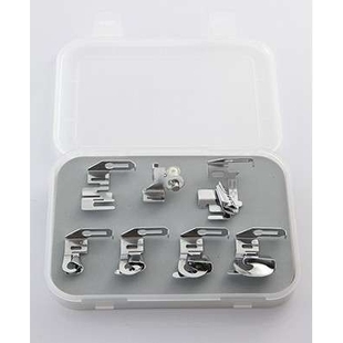 多功能家用电动缝纫机配件 卷边压脚 压脚套装 007-002