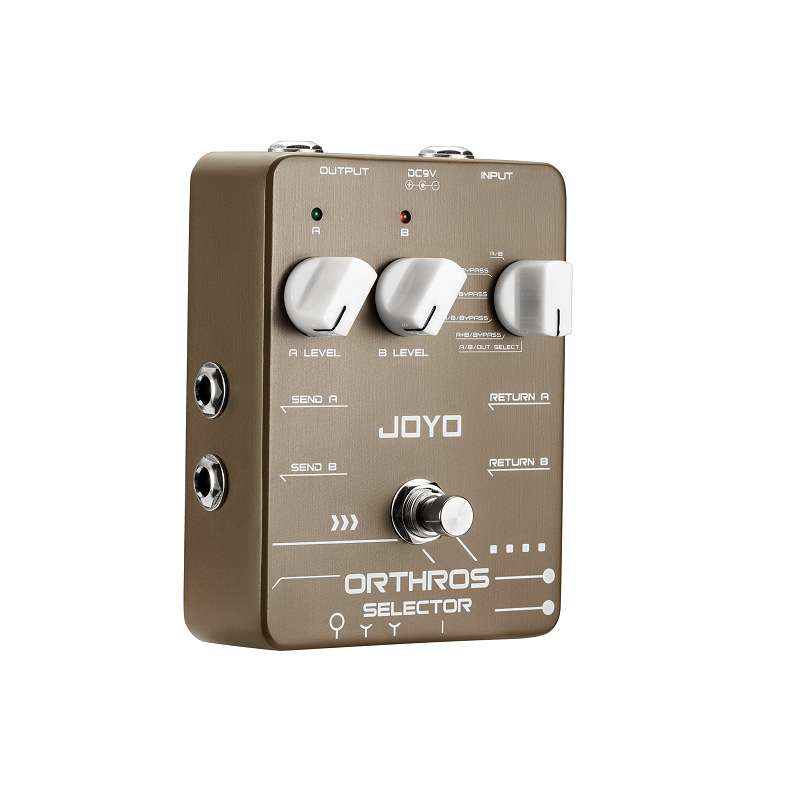 Joyo Jf-24 Orthros 选择器踏板，多模式线路选择器效果踏板吉他